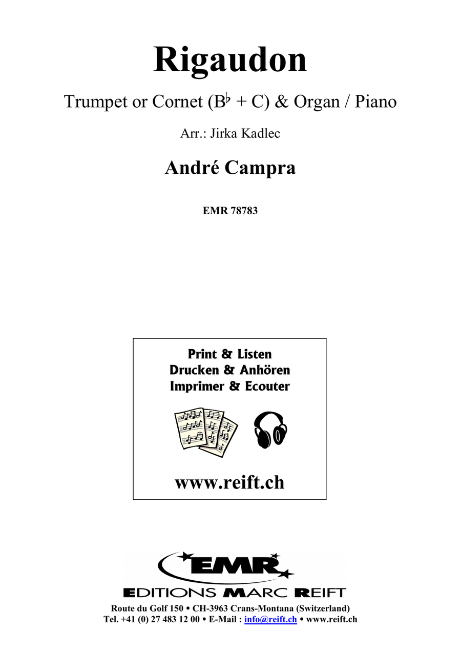 Rigaudon Rigaudon Cornet scores gallery preview page 2