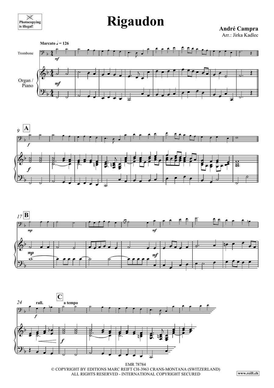Rigaudon Rigaudon Organ scores gallery preview page 3