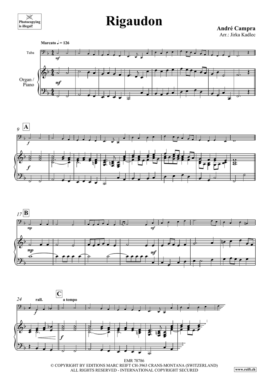 Rigaudon Rigaudon Tuba scores gallery preview page 3