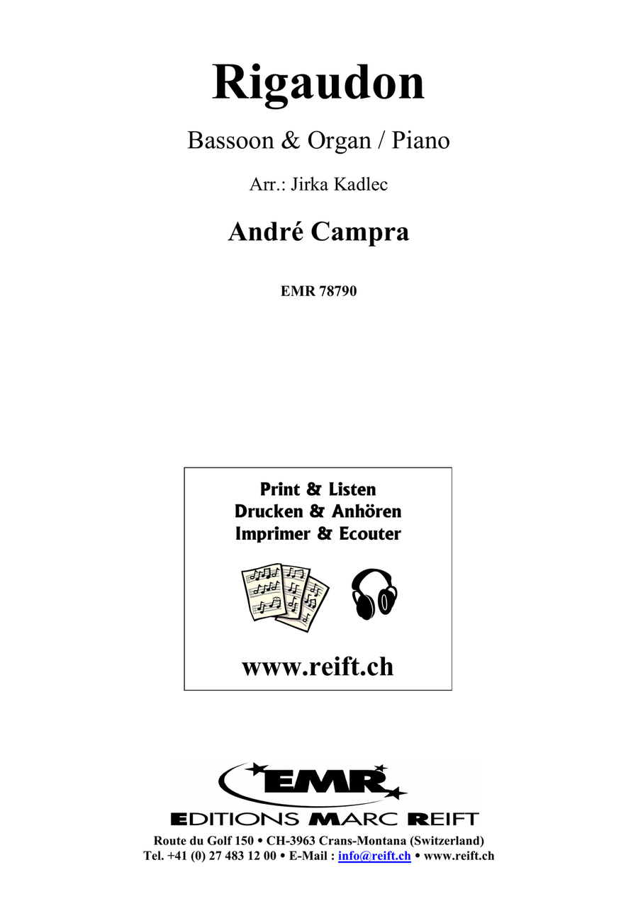 Rigaudon Rigaudon Bassoon Solo scores gallery preview page 2
