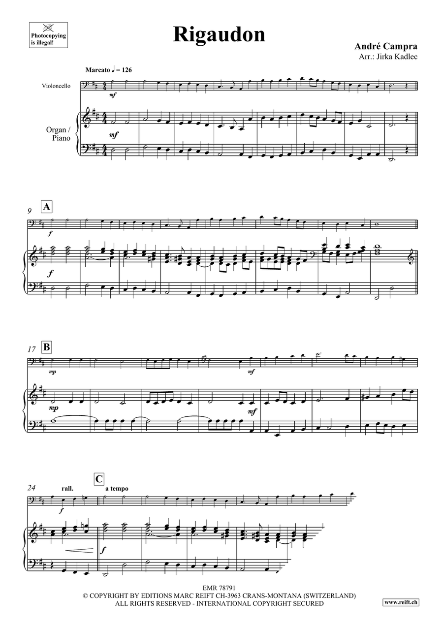 Rigaudon Rigaudon Organ scores gallery preview page 3