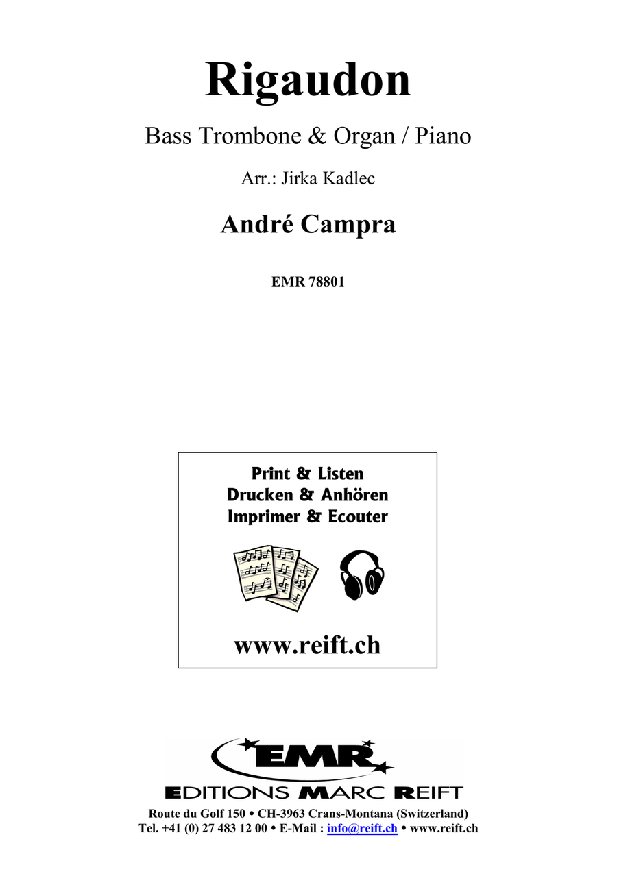 Rigaudon Rigaudon Trombone scores gallery preview page 2