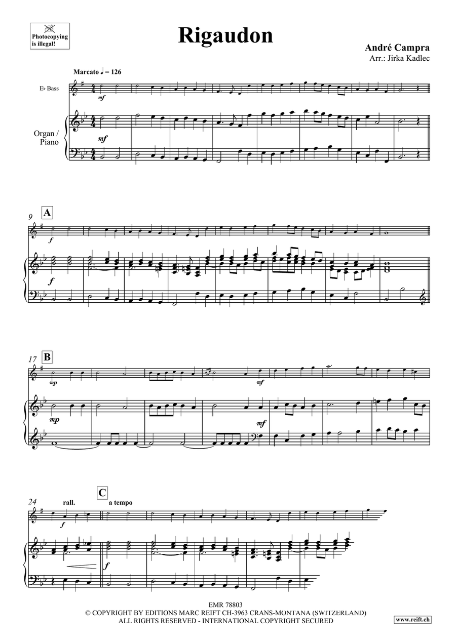 Rigaudon Rigaudon Organ scores gallery preview page 3