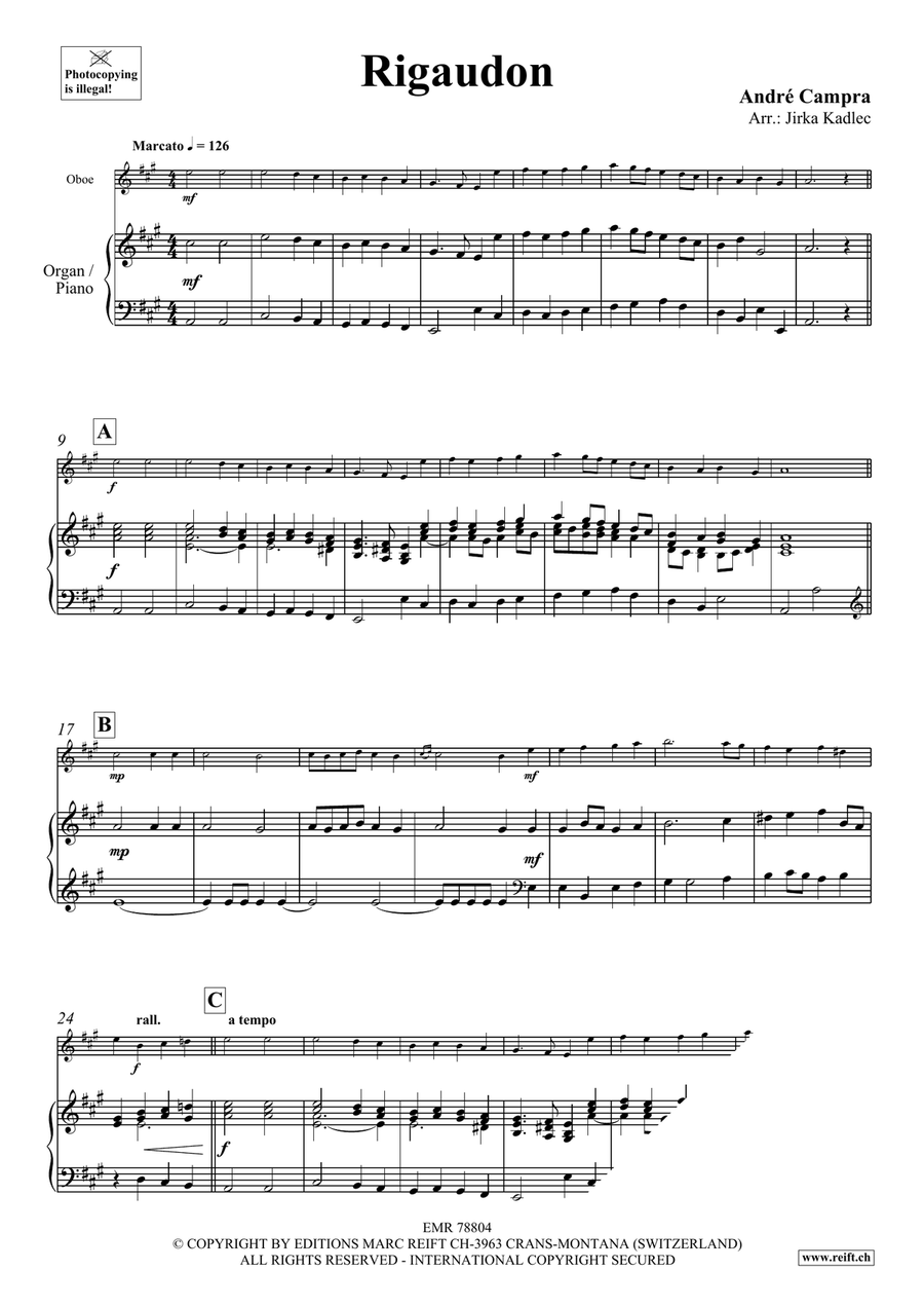 Rigaudon Rigaudon Organ scores gallery preview page 3