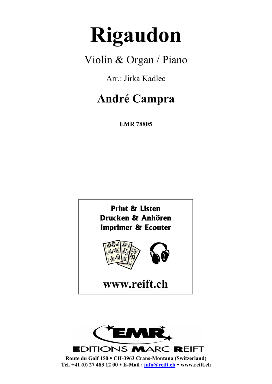 Rigaudon Rigaudon Violin Solo scores gallery preview page 2