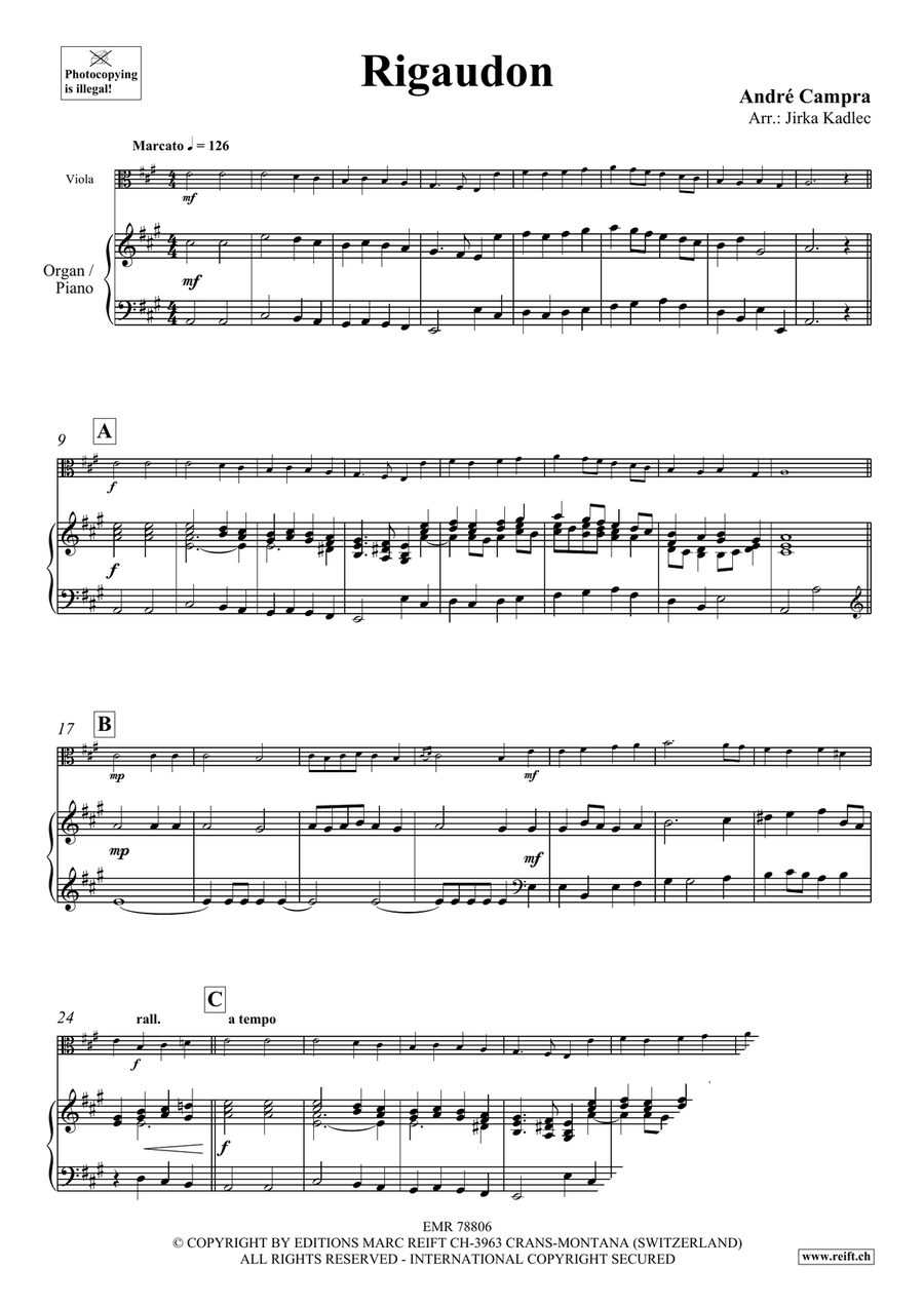 Rigaudon Rigaudon Viola scores gallery preview page 3
