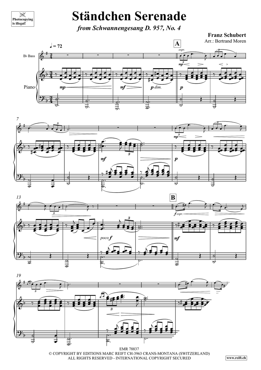 Ständchen Serenade Ständchen Serenade Voice Solo scores gallery preview page 3