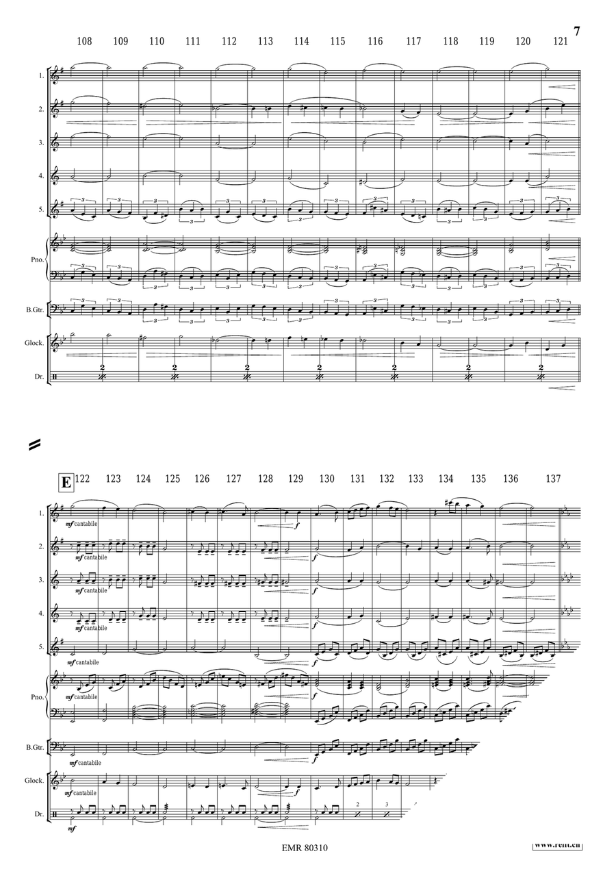 The Haunted House The Haunted House Saxophone Quintet scores gallery preview page 8
