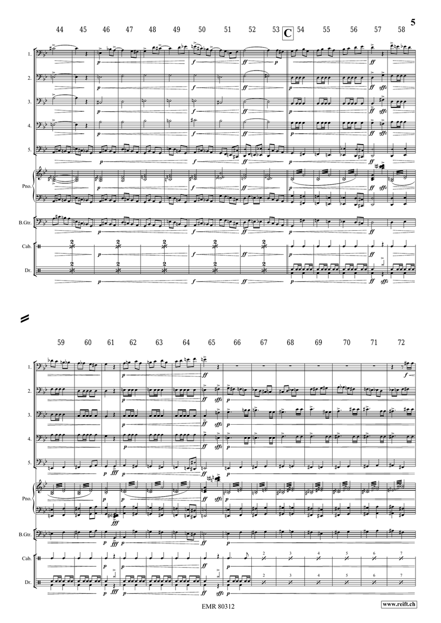 The Haunted House The Haunted House Trombone scores gallery preview page 6