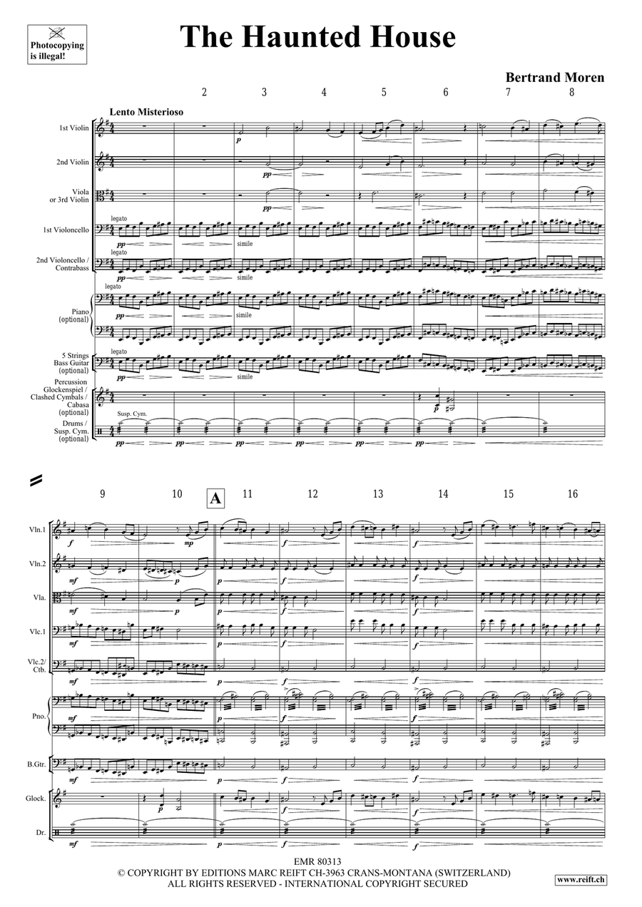 The Haunted House The Haunted House String Quintet scores gallery preview page 4