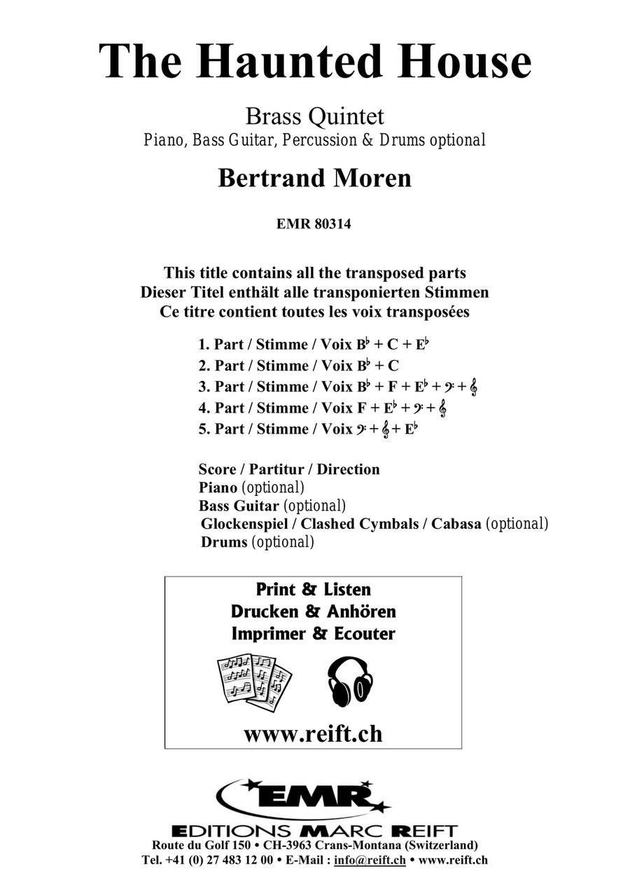 The Haunted House The Haunted House Brass Quintet scores gallery preview page 2