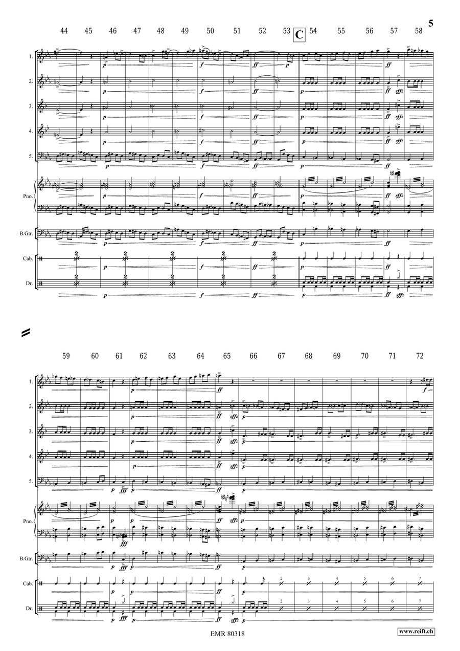 The Haunted House The Haunted House Woodwind Quintet scores gallery preview page 6
