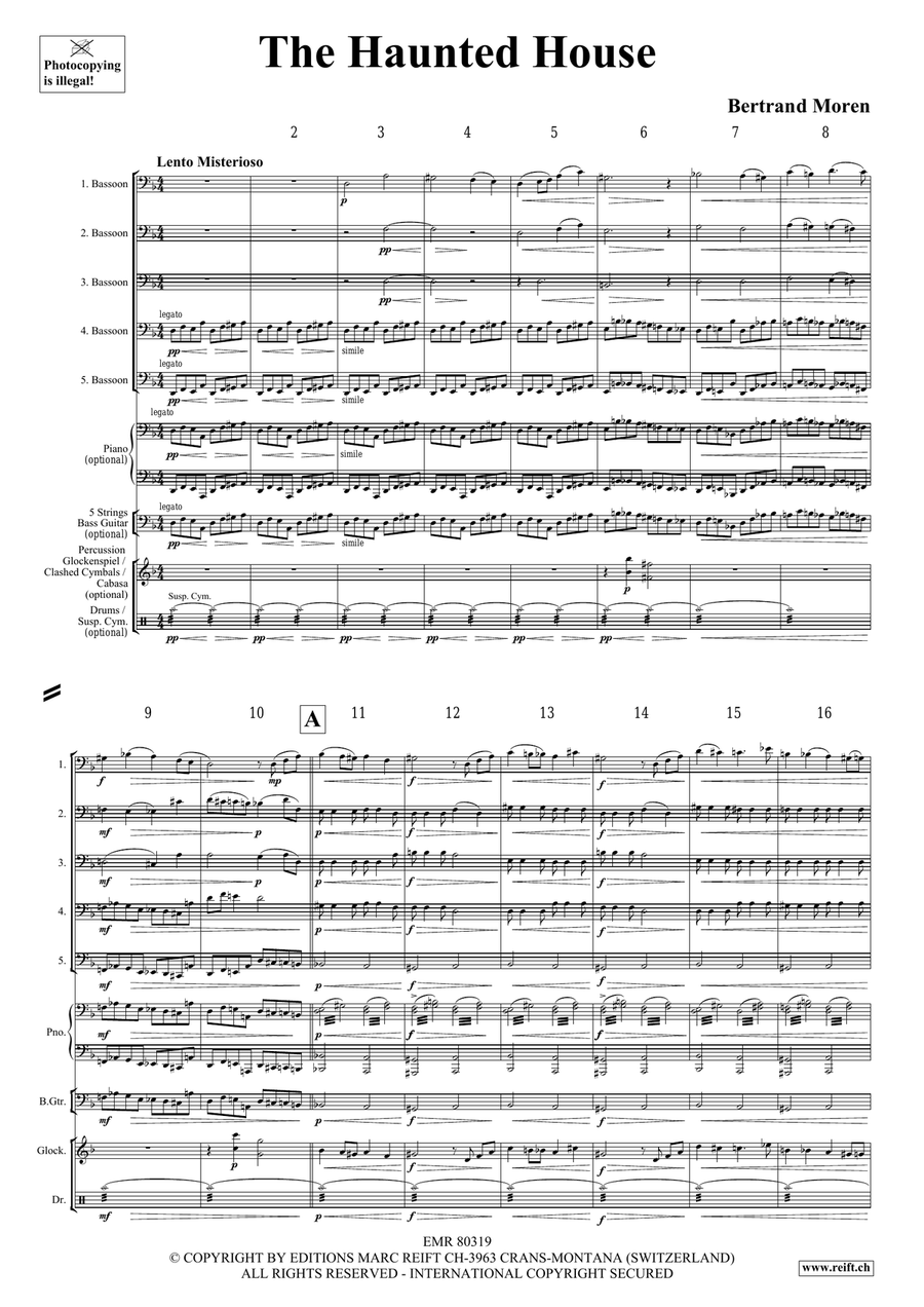 The Haunted House The Haunted House Bassoon scores gallery preview page 4