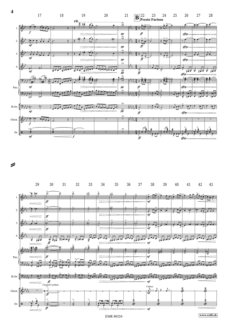 The Haunted House The Haunted House Clarinet Quartet scores gallery preview page 5