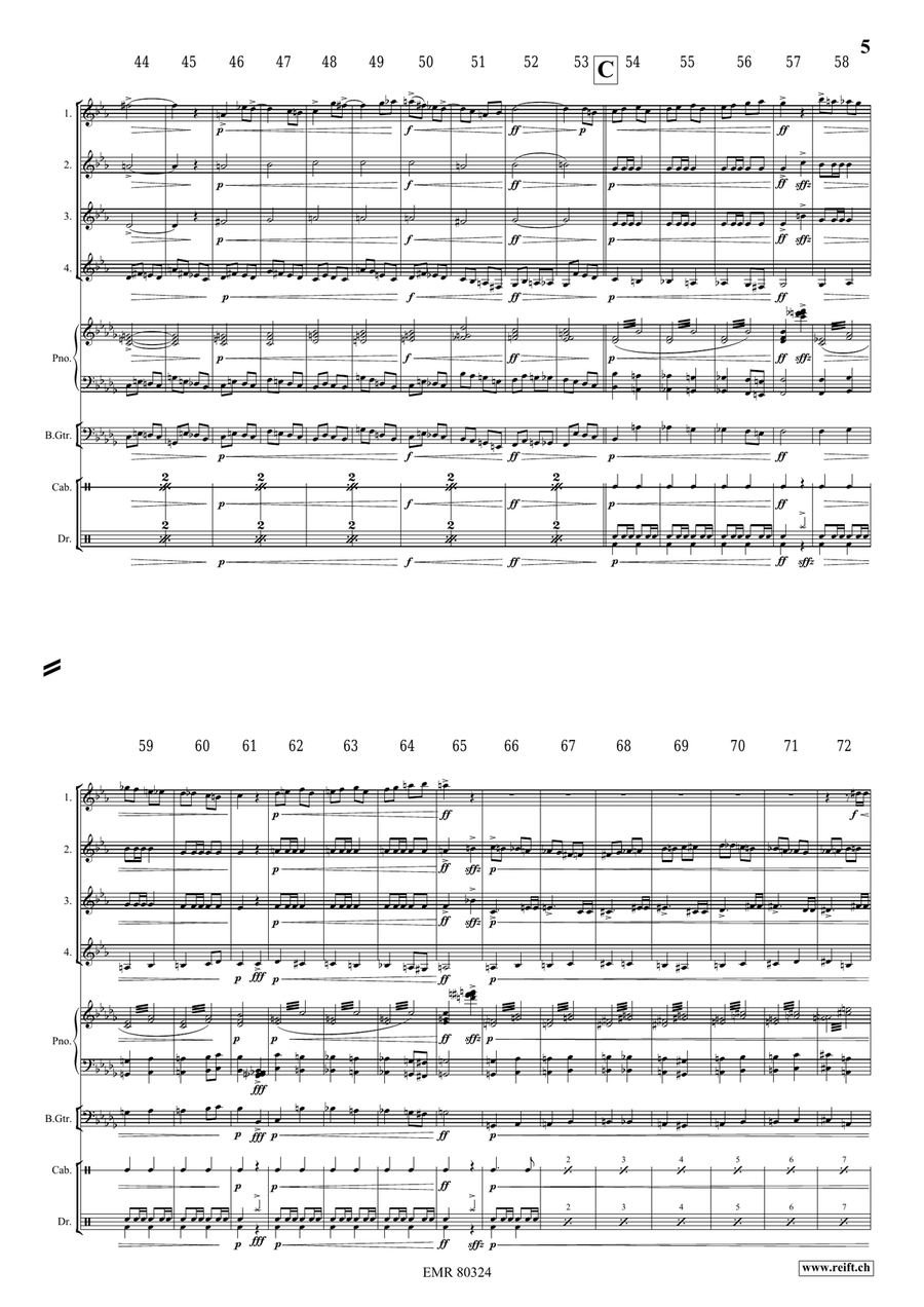 The Haunted House The Haunted House Clarinet Quartet scores gallery preview page 6