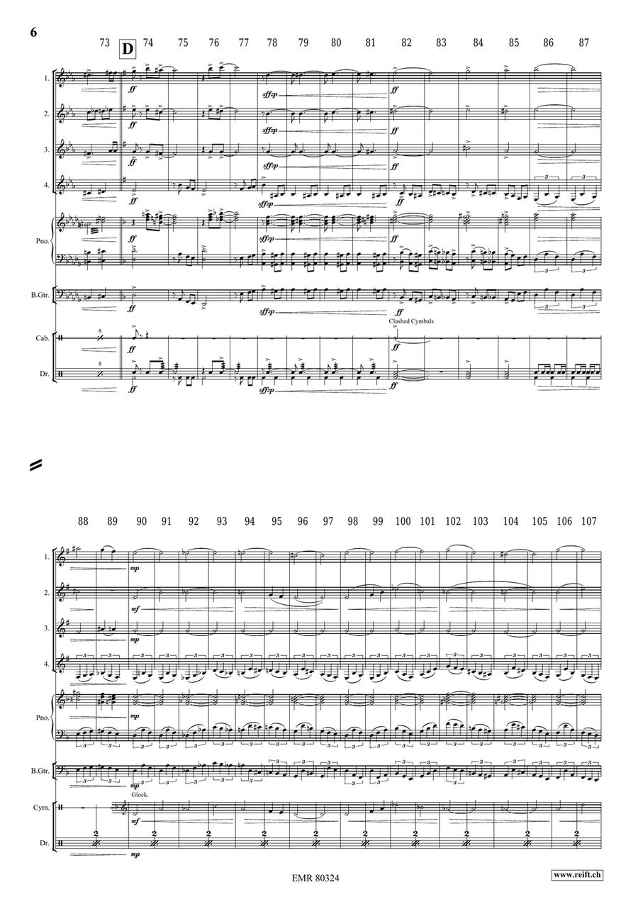 The Haunted House The Haunted House Clarinet Quartet scores gallery preview page 7