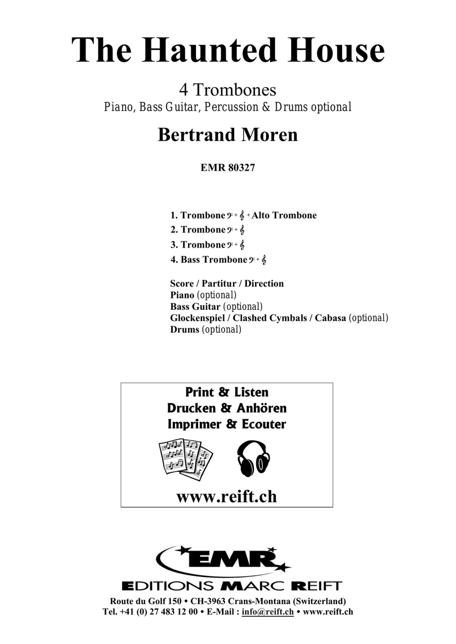 The Haunted House The Haunted House Trombone Quartet scores gallery preview page 2