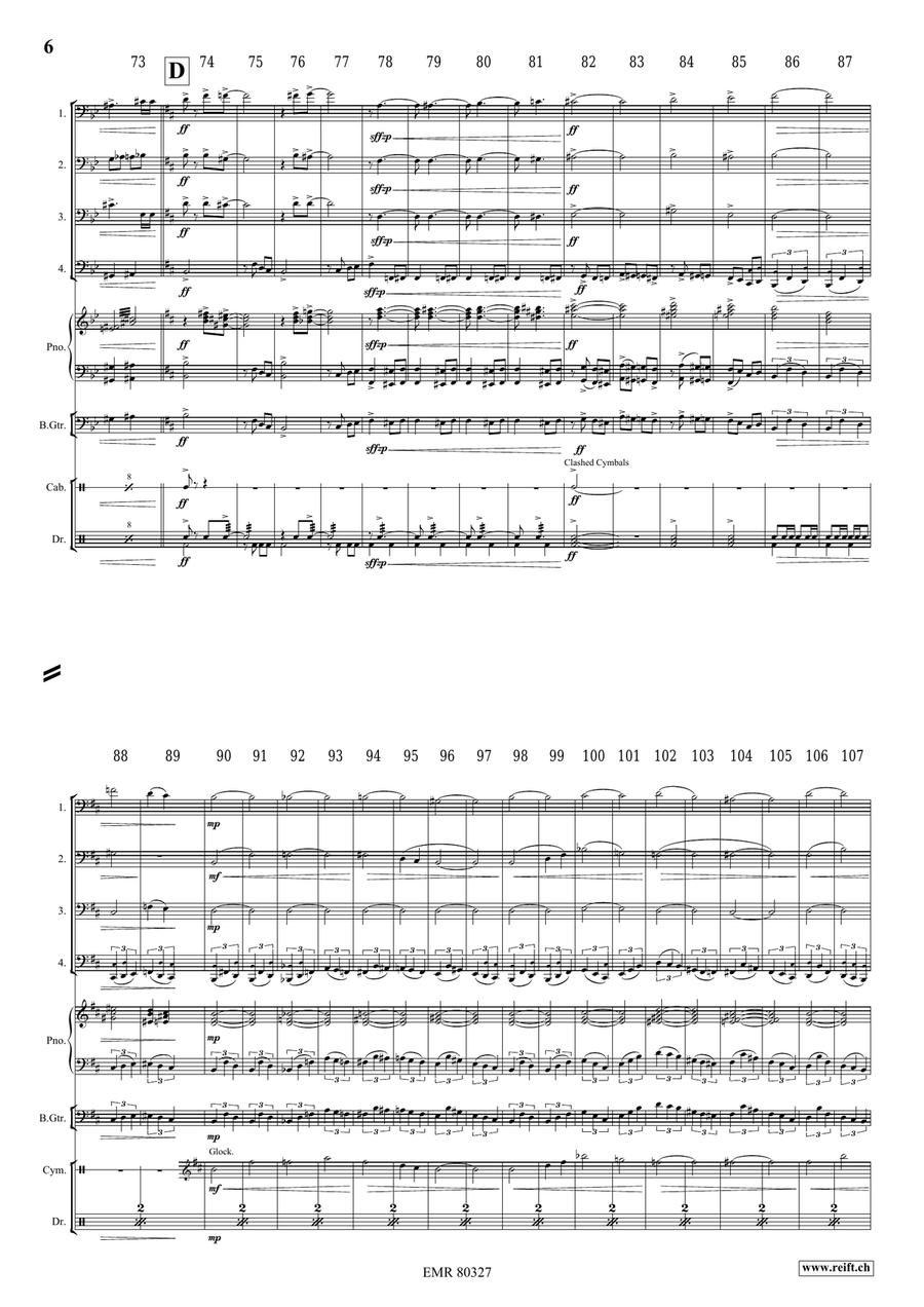 The Haunted House The Haunted House Trombone Quartet scores gallery preview page 7