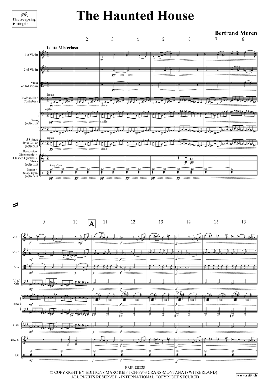 The Haunted House The Haunted House String Quartet scores gallery preview page 4