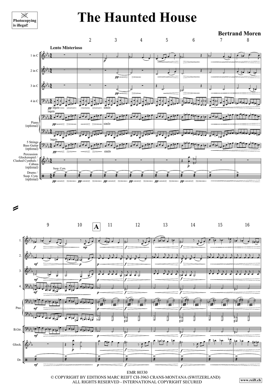 The Haunted House The Haunted House Woodwind Quartet scores gallery preview page 4