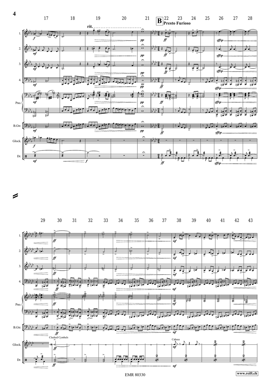 The Haunted House The Haunted House Woodwind Quartet scores gallery preview page 5