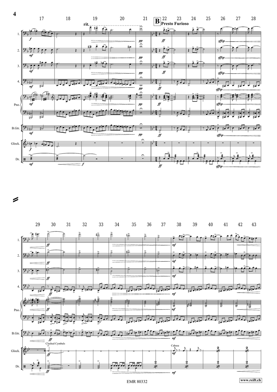 The Haunted House The Haunted House Bassoon Quartet scores gallery preview page 5