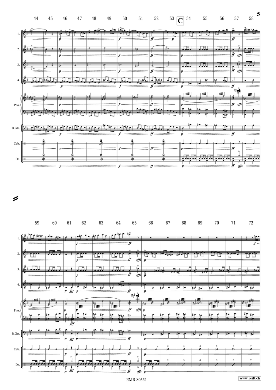 The Haunted House The Haunted House Flute Quartet scores gallery preview page 6