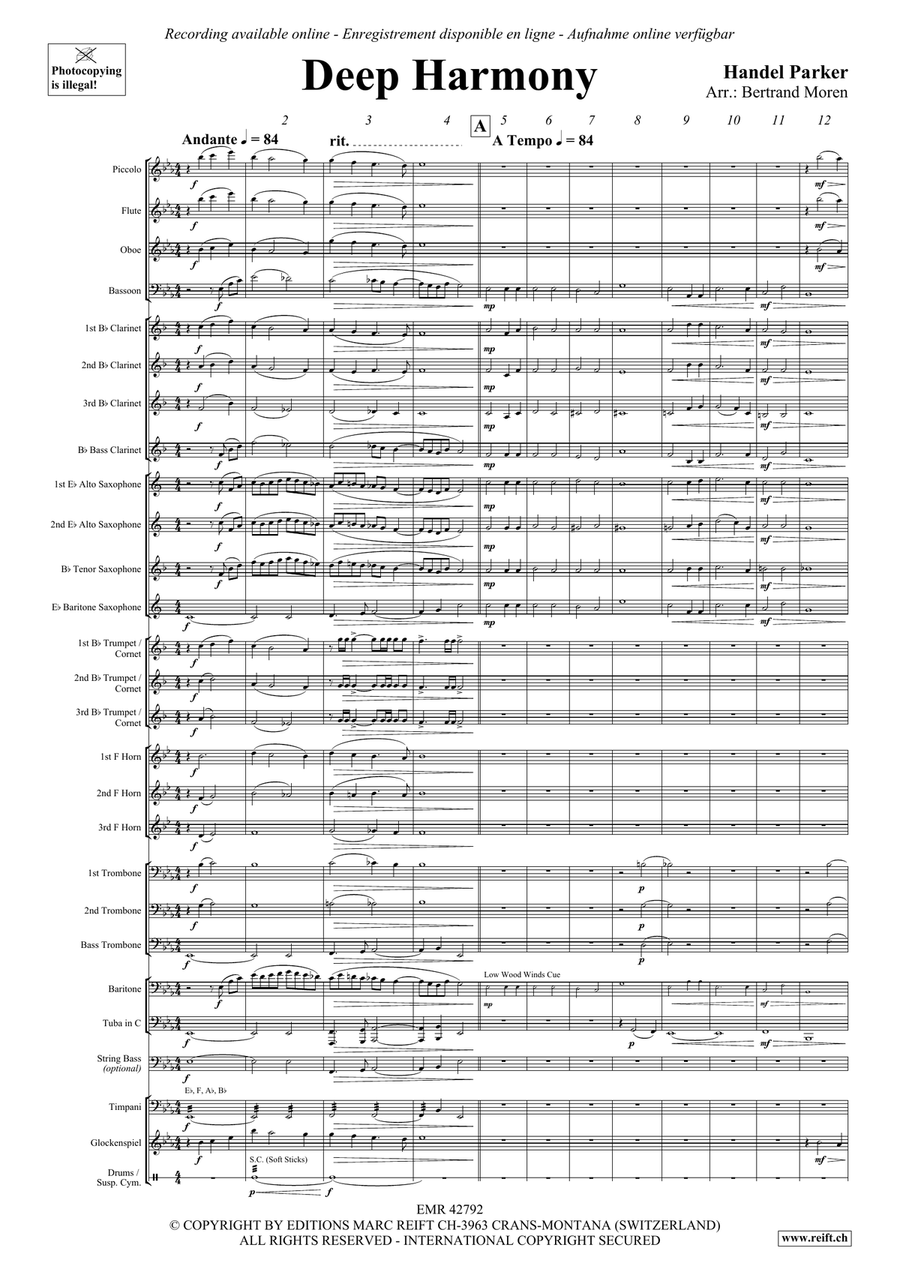 Deep Harmony Deep Harmony Concert Band scores gallery preview page 4