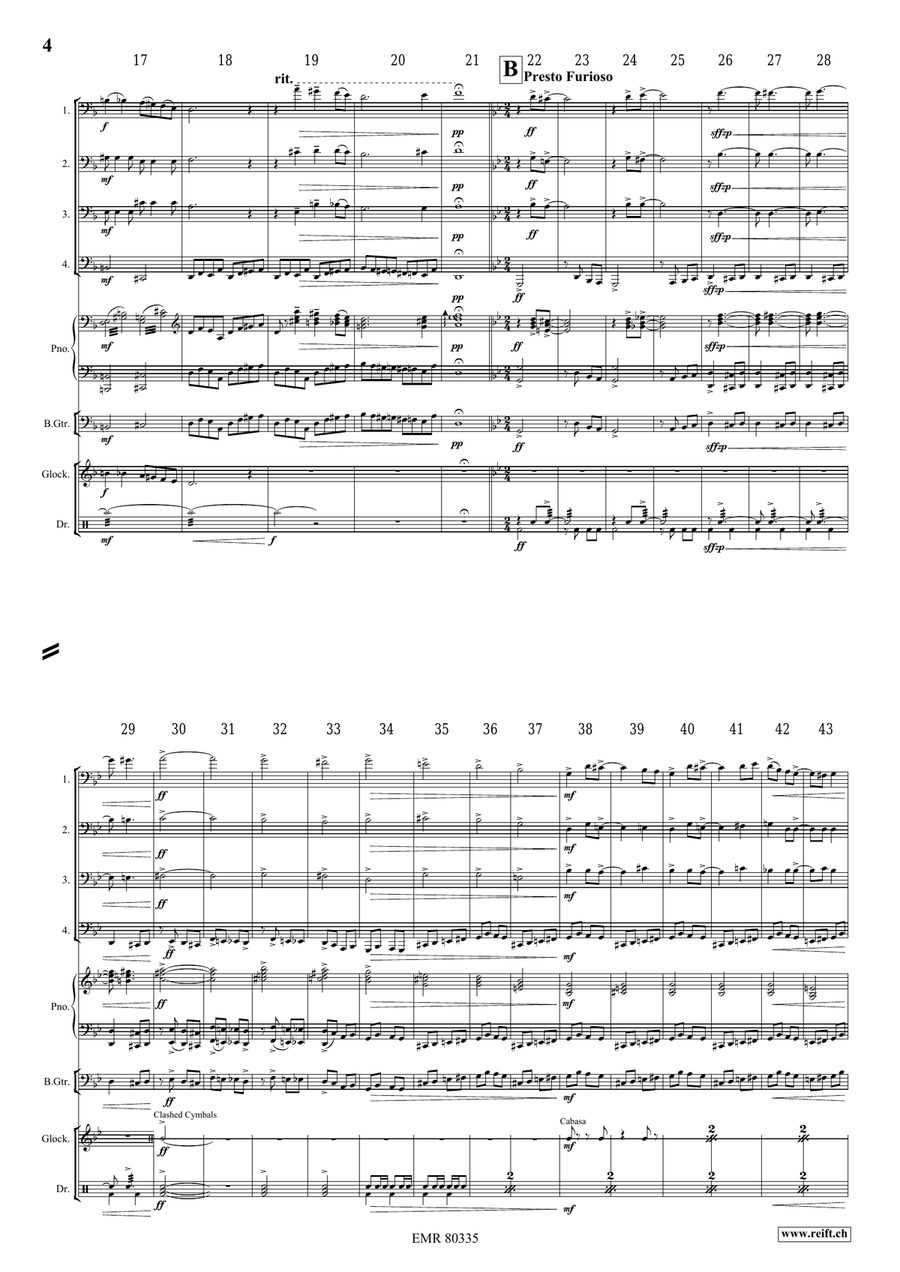 The Haunted House The Haunted House Tuba Quartet scores gallery preview page 5