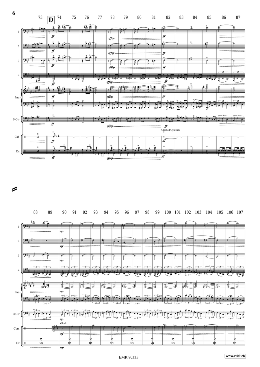 The Haunted House The Haunted House Tuba Quartet scores gallery preview page 7