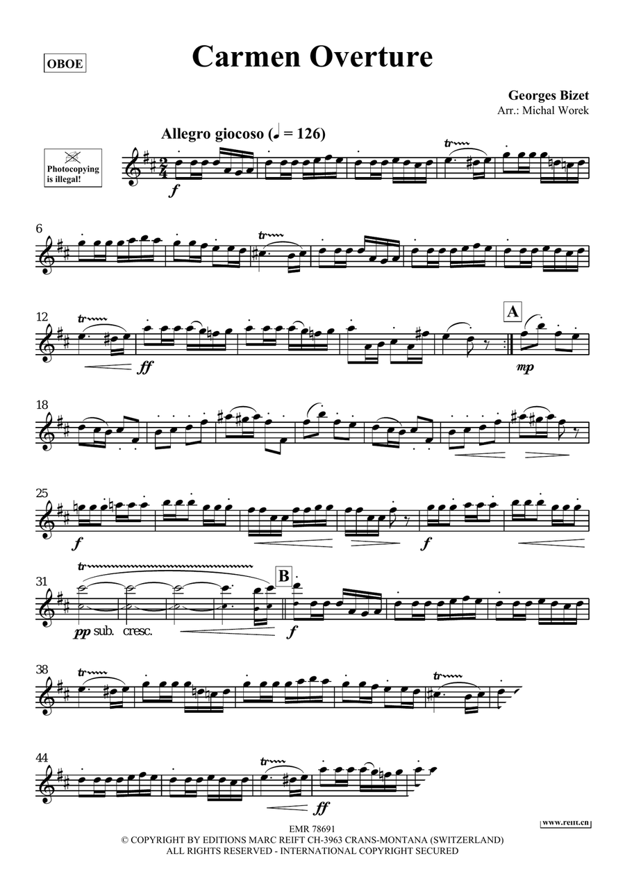 Carmen Overture Carmen Overture Piano Accompaniment scores gallery preview page 3