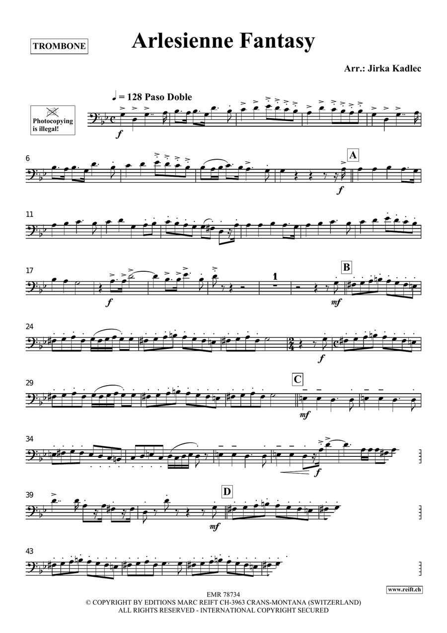 Arlesienne Fantasy Arlesienne Fantasy Piano Accompaniment scores gallery preview page 3