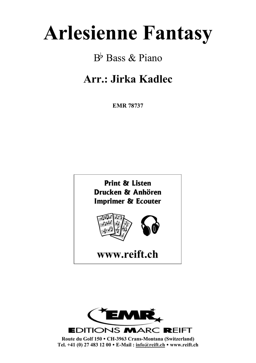 Arlesienne Fantasy Arlesienne Fantasy Voice Solo scores gallery preview page 2