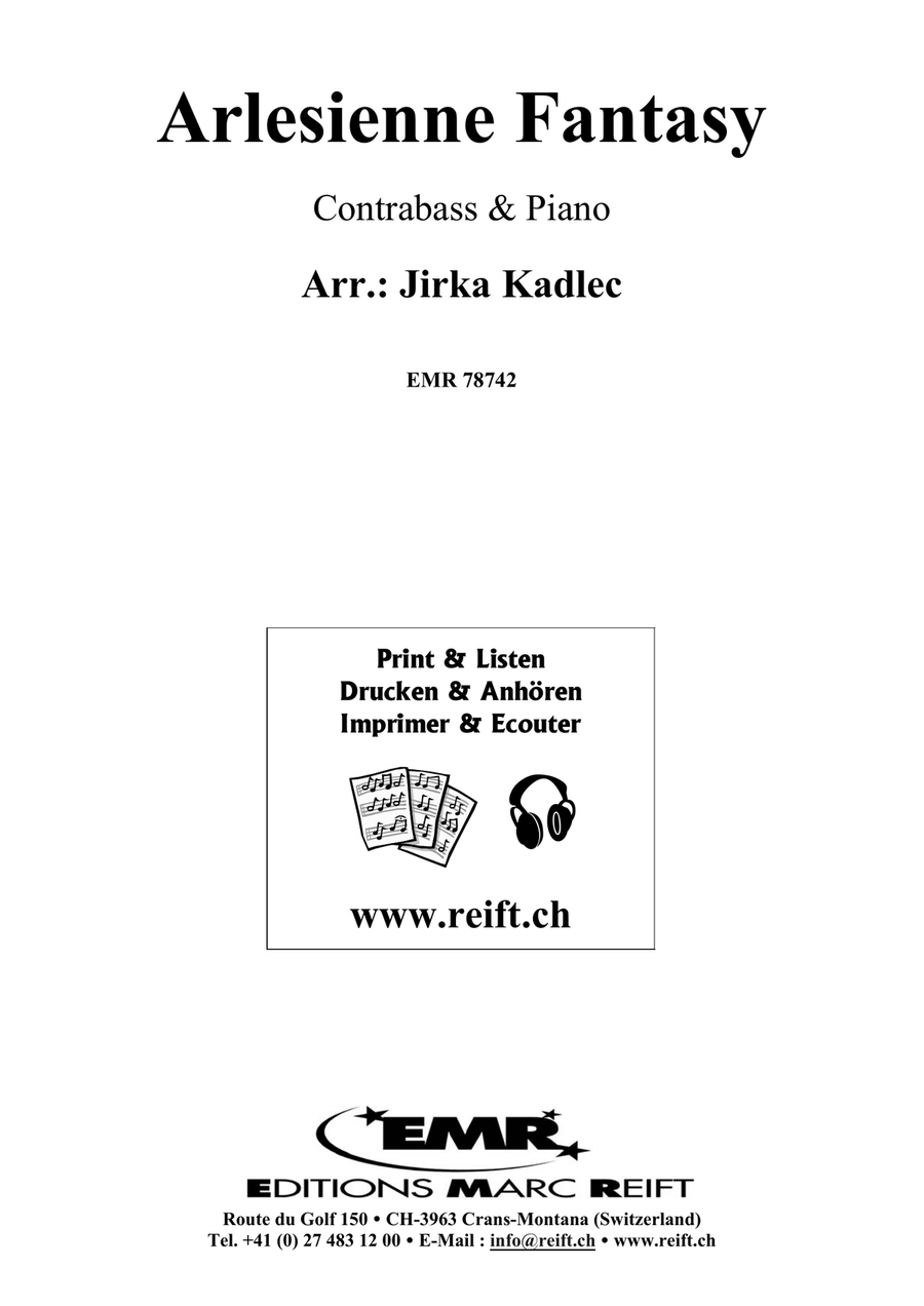 Arlesienne Fantasy Arlesienne Fantasy Double Bass scores gallery preview page 2