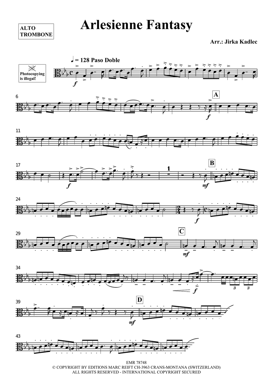 Arlesienne Fantasy Arlesienne Fantasy Piano Accompaniment scores gallery preview page 3