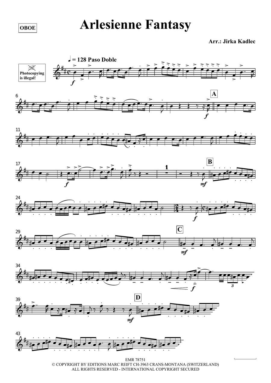 Arlesienne Fantasy Arlesienne Fantasy Piano Accompaniment scores gallery preview page 3