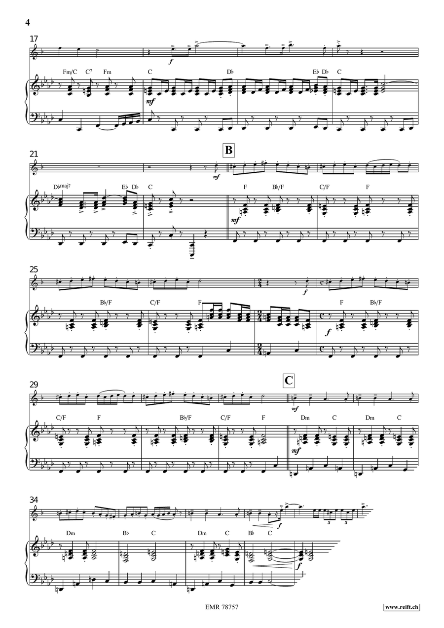 Arlesienne Fantasy Alto Saxophone scores gallery preview page 5