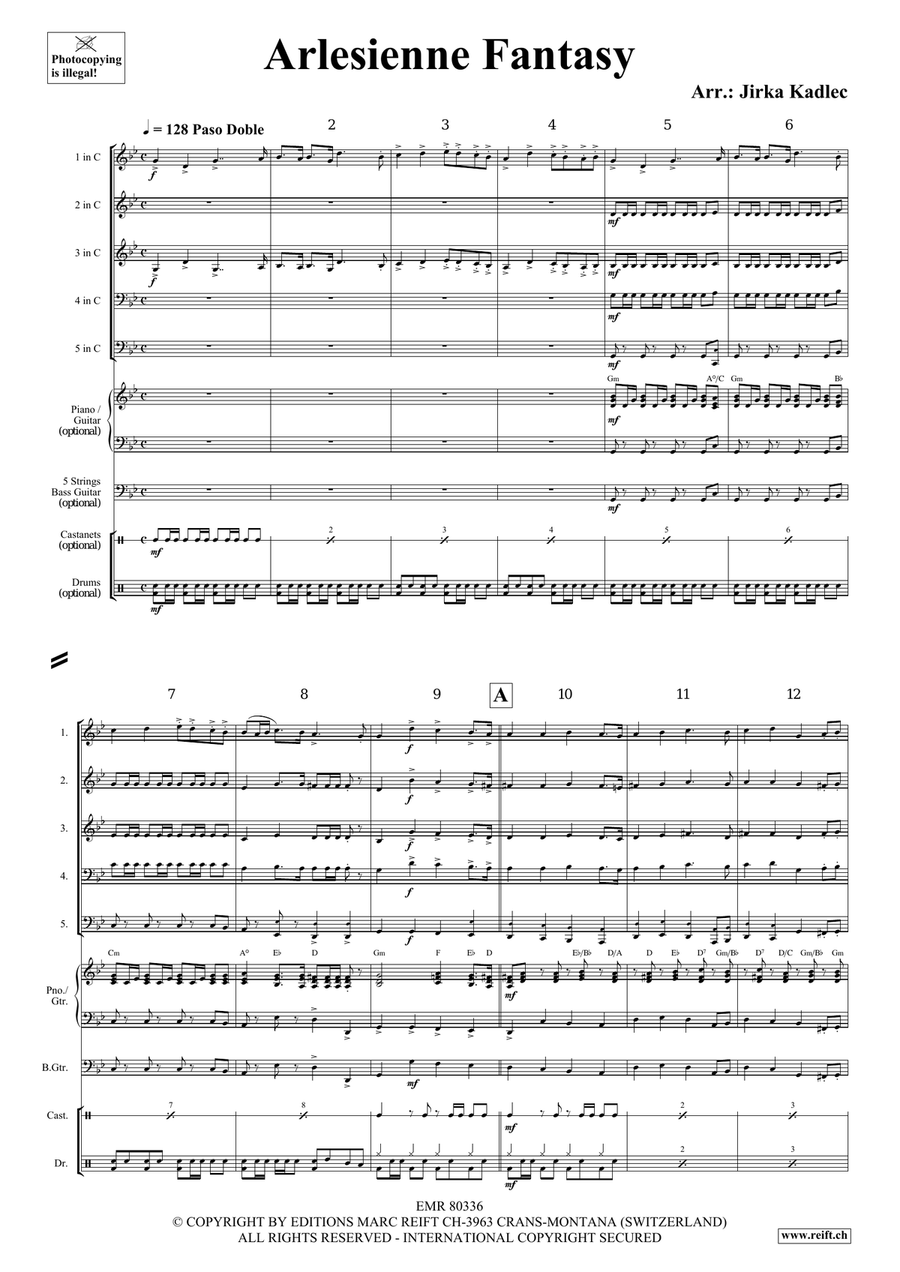 Arlesienne Fantasy Arlesienne Fantasy Score scores gallery preview page 3