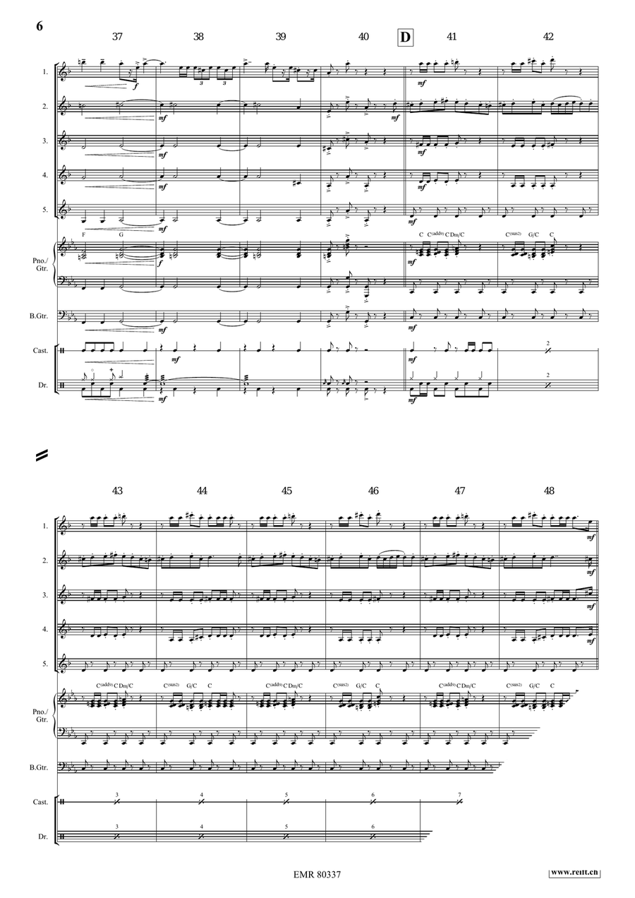 Arlesienne Fantasy Arlesienne Fantasy Clarinet Quintet scores gallery preview page 6