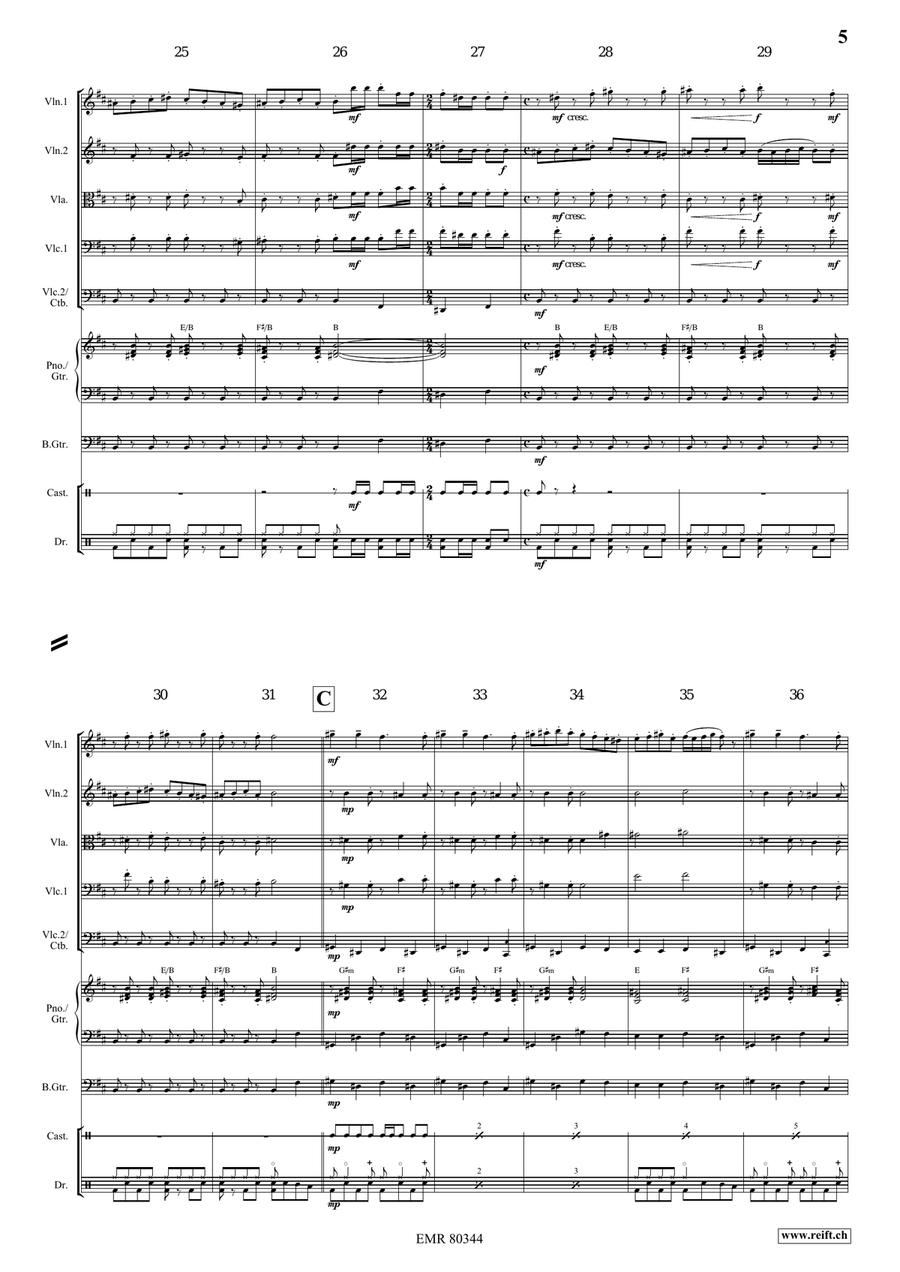 Arlesienne Fantasy Arlesienne Fantasy String Orchestra scores gallery preview page 5