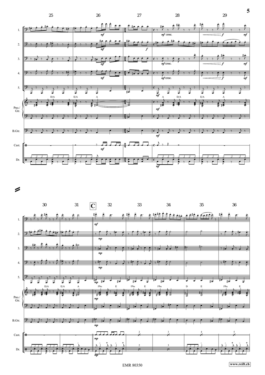 Arlesienne Fantasy Arlesienne Fantasy Tuba scores gallery preview page 5