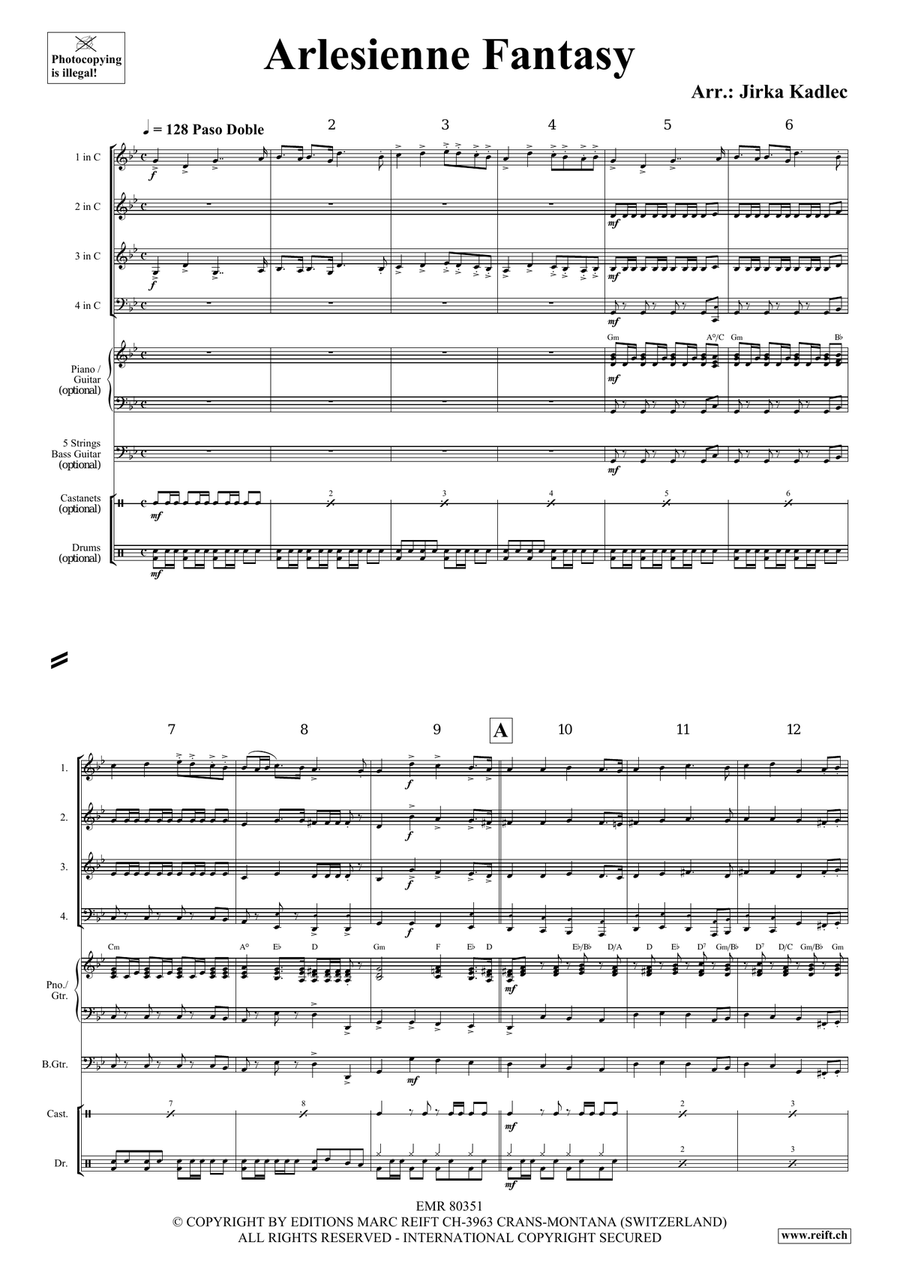 Arlesienne Fantasy Arlesienne Fantasy Score scores gallery preview page 3