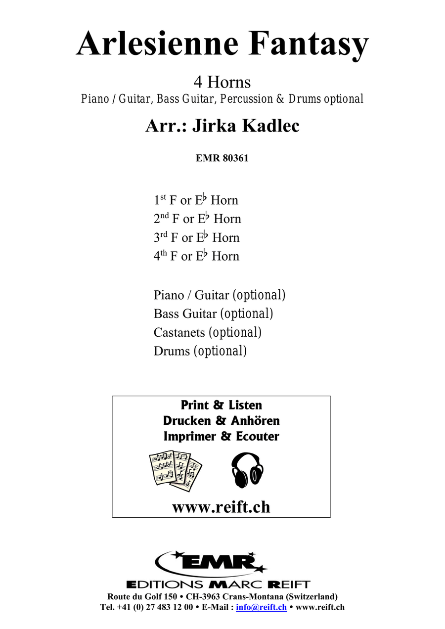 Arlesienne Fantasy Arlesienne Fantasy Horn scores gallery preview page 2