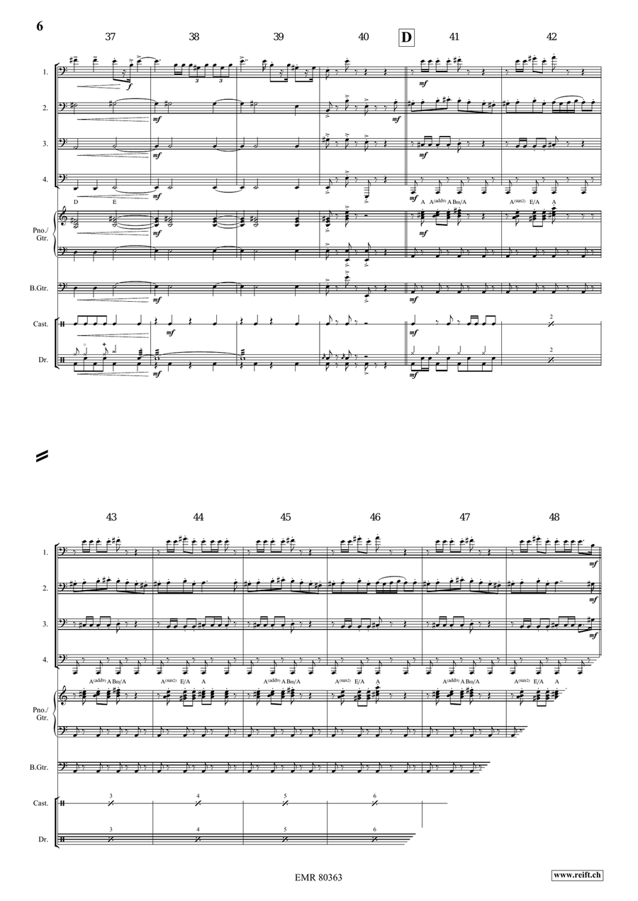 Arlesienne Fantasy Arlesienne Fantasy Tuba Quartet scores gallery preview page 6