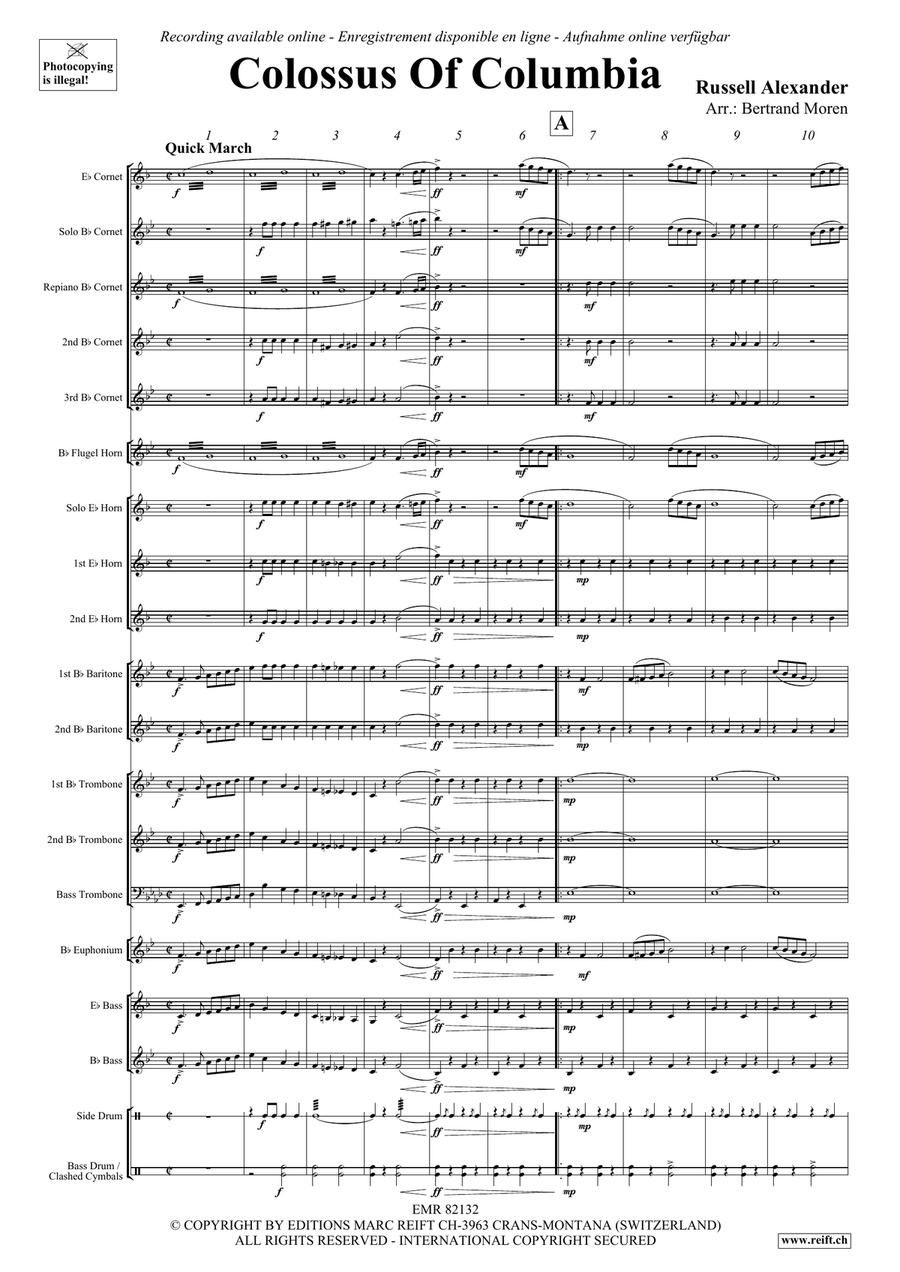 Colossus Of Columbia Colossus Of Columbia Brass Band scores gallery preview page 4