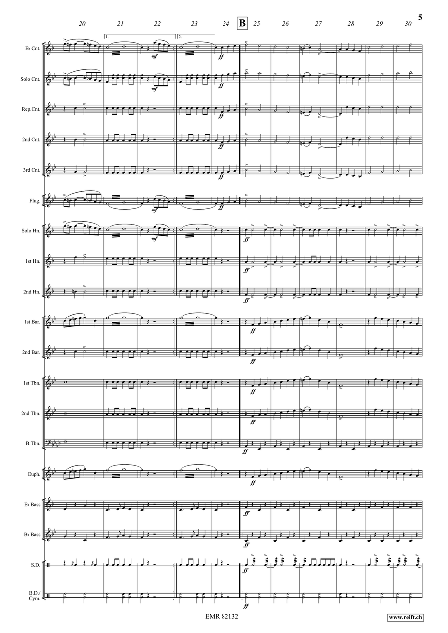 Colossus Of Columbia Colossus Of Columbia Brass Band scores gallery preview page 6