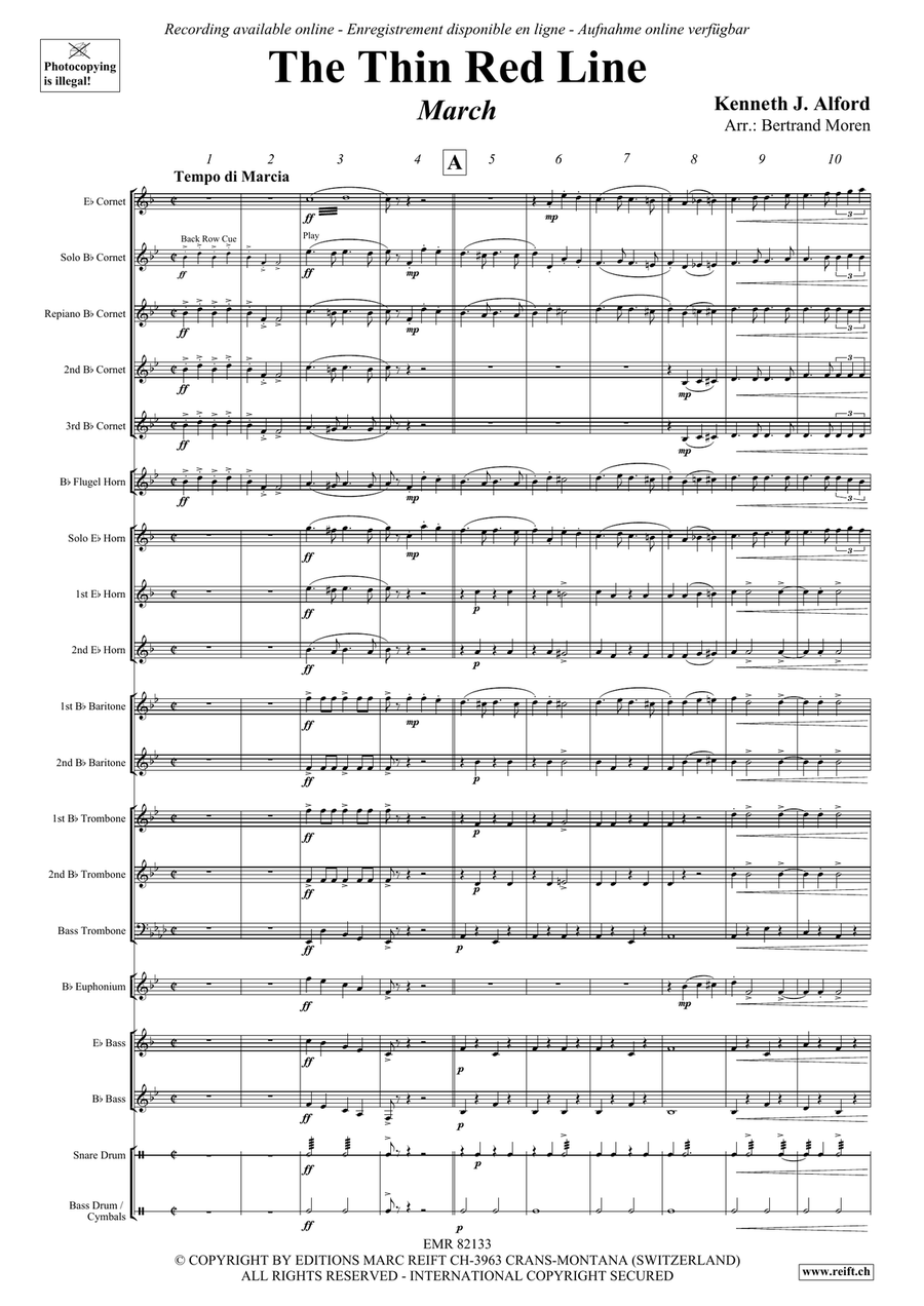 The Thin Red Line The Thin Red Line Brass Band scores gallery preview page 3