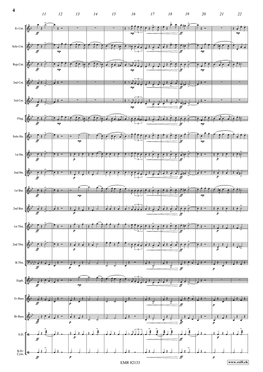 The Thin Red Line The Thin Red Line Brass Band scores gallery preview page 4