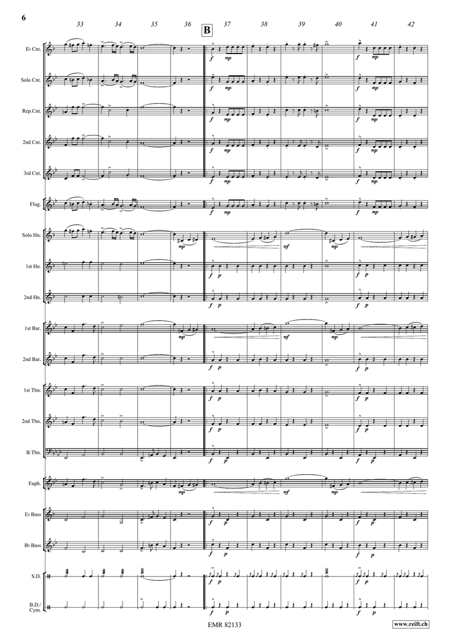 The Thin Red Line The Thin Red Line Brass Band scores gallery preview page 6