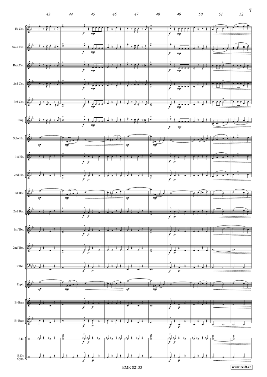 The Thin Red Line The Thin Red Line Brass Band scores gallery preview page 7
